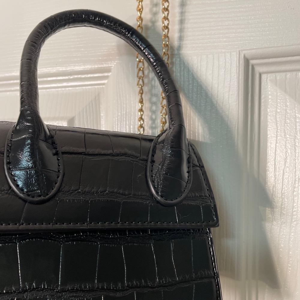 Mini black purse